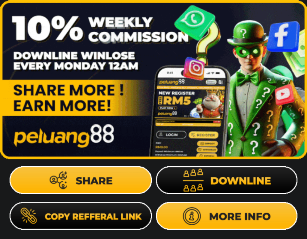 Peluang88 - Weekly Commission Banner - peluang88a